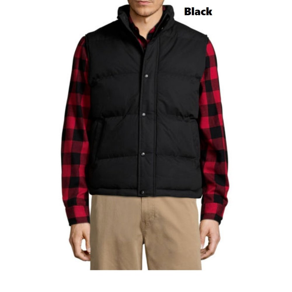 Men's Puffer Vest St John's Bay size S M L XL NEW - Picture 2 of 9